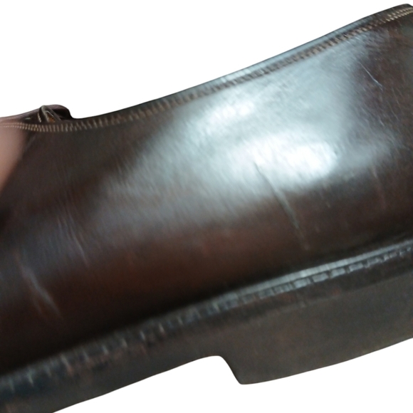 Salvatore Ferragamo Oxfords Men's Brown Leather Lace Up Shoes Size 12 - Picture 13 of 16